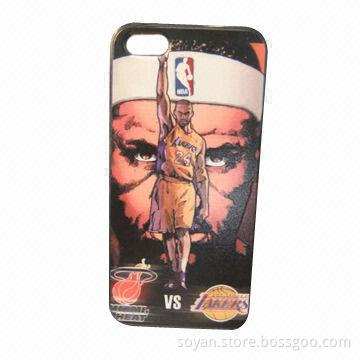 UV Printing PC Case for iPhone 5, Easy Access to All Controls, Various Designs Available